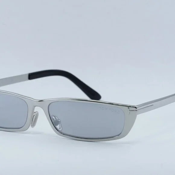 🕶️ New Tom Ford Everett FT1059 16C Sunglasses - Shiny Palladium Frame - Picture 5 of 14